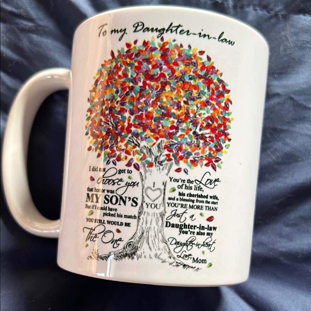 Colorful Tree Mug for Daughter-in-law